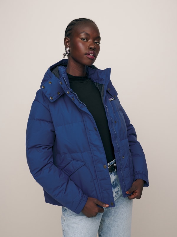 Patagonia W's Downdrift Jacket - Passage Blue